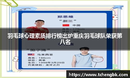 羽毛球心理素质排行榜出炉重庆羽毛球队荣获第八名